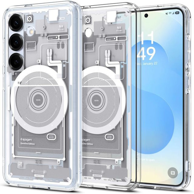 Spigen Ultra Hybrid Zero One MagSafe Schutzhülle für Samsung Galaxy S25 S931 in Weiß - Bild 1