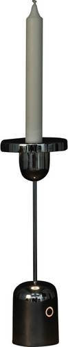 Konstsmide Cassis LED-Akku-Tischlampe aus Aluminium in Silber, dimmbar - Bild 1