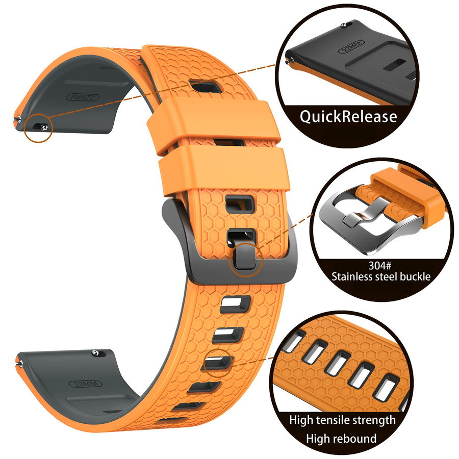 Xiaomi Uhrenarmband Silikon, Weiß, Unisex - Bild 2