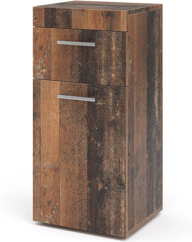 Midischrank Luna Vicco Oldstyle in Braun, B: 37 cm, H: 79 cm - Bild 1