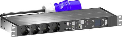 Rittal Schaltschrank-Steckdosenleiste PDU switched, 16A/400V, 3~, 42 x IEC C13, Schwarz - Bild 1