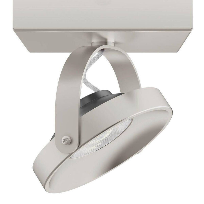 Philips LED Spot Spur in Nickel/Silber, dimmbar, B/H/T: 11 x 11 x 11 cm - Bild 3
