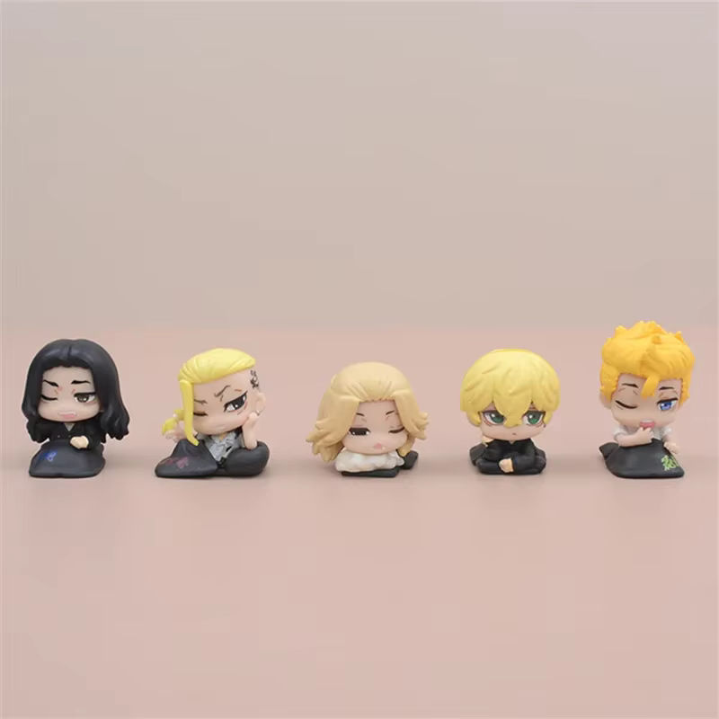 Bandai Tokyo Revengers Anime Q-Version Action Figuren Set aus Kunststoff, mehrfarbig - Bild 2