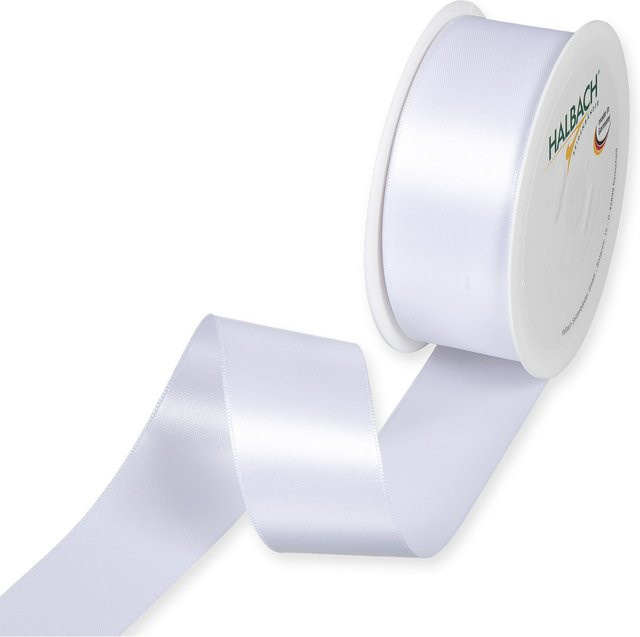 Halbach Satinband Weiß aus Polyester - Bild 1