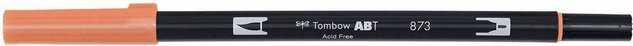 Tombow ABT Dual Brush Pen in Coral 873 (Pink/Orange) - Bild 1