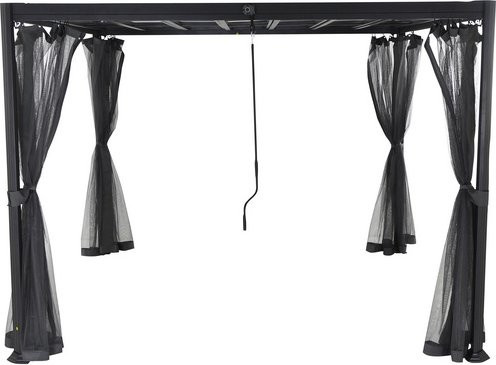 GARDAMO Moskitonetz-Set Florenz aus Polyester in Grau, Breite: 300 cm - Bild 1