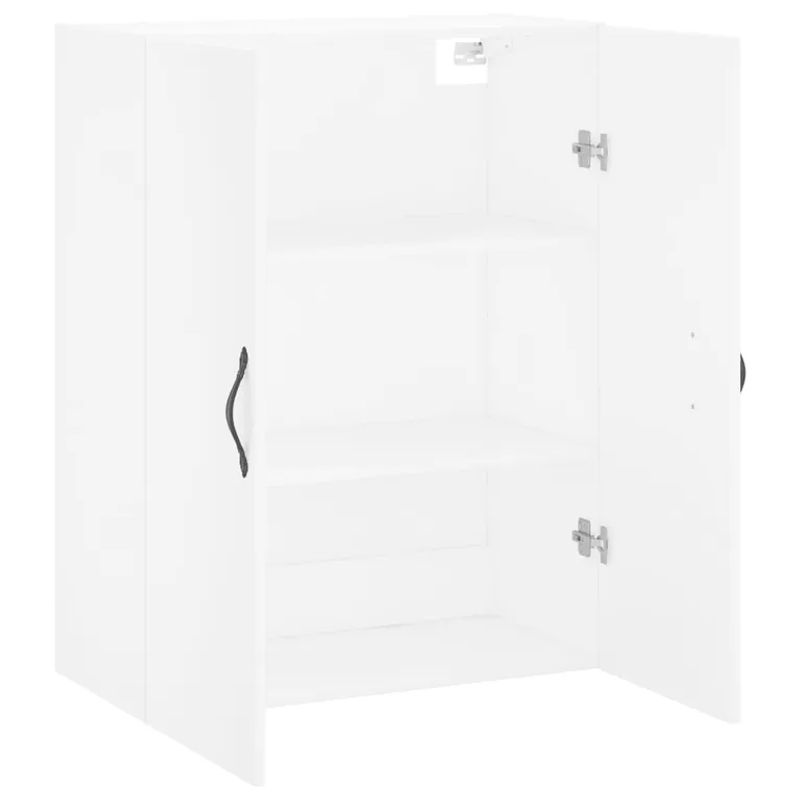 Vidaxl Hängeschrank in Weiß mit Drehtüren aus Holzwerkstoff, B/T/H: 69,5 x 34 x 90 cm - Bild 2