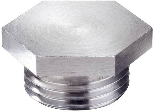Wiska VSM 32 Cr Verschlussschraube schlagfest M32 aus Metall in Silber - Bild 1