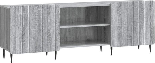 vidaXL TV-Schrank in Grau Sonoma, moderner Fernsehtisch aus Holzwerkstoff, B/T/H: 150 x 31 x 52 cm - Bild 1