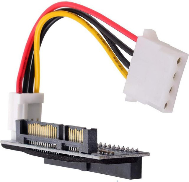 JoniSerl IDE zu SATA Konverter Adapter für 3,5 Zoll Festplatten in Multicolour - Bild 1
