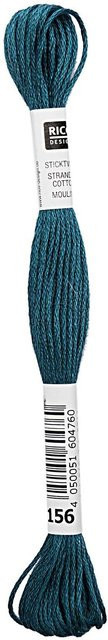 Rico Design Sticktwist aus Baumwolle in Mint, 8m Länge - Bild 1