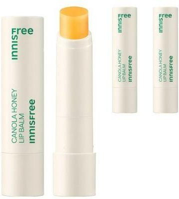 Innisfree Canola Honig Lippenbalsam, 3er-Pack, 3,5g - Bild 1