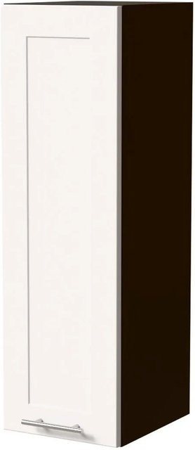 Feldmann-Wohnen Hängeschrank Oslo W4/30 in Lava und Weiß Matt, B/T/H: 30 x 32,5 x 96 cm - Bild 1
