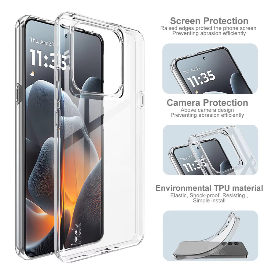 IMAK UX-10 Transparente TPU Schutzhülle für Moto Edge 70 Ultra Fusion, X70 Air Pro und Signature 5G - Bild 3
