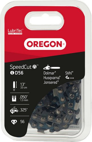 OREGON Halbmeißelzahn-Ersatzkette, 56 TG, 330 mm, grau - Bild 1