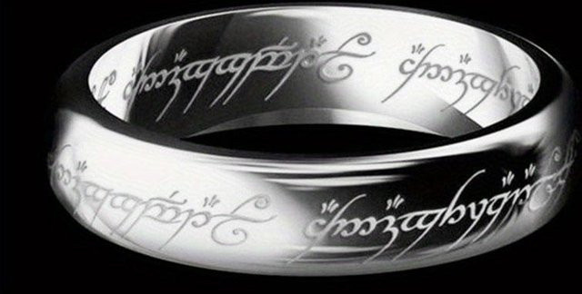 Ring Edelstahl, Silber, Herren - Bild 1