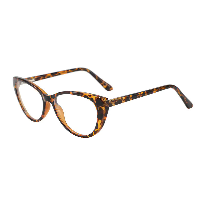 Hindfield Korrektionsbrille, quadratisch, Vollrand, Kunststoff, transparent, brown, Blaulichtfilter - Bild 2