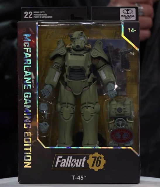 McFarlane Toys Fallout Wv1-T-45 Militärrüstung, Actionfigur, 7-Zoll - Bild 1