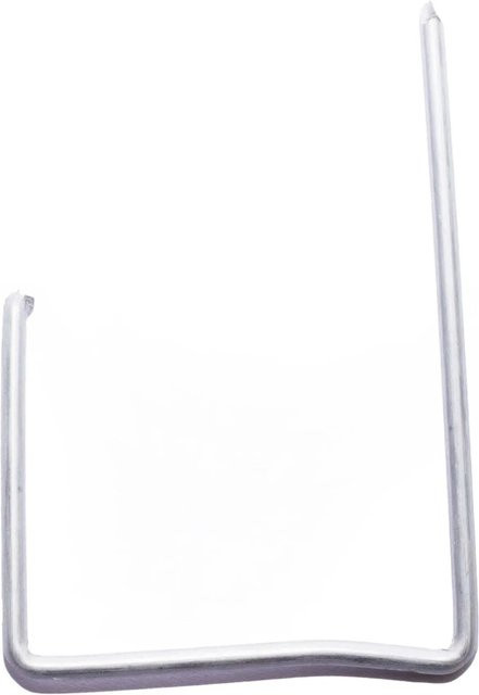 Daprona Sturmklammern Typ U aus Edelstahl in Silber, B/T/H: 100 x 50 x 40 x 20 mm - Bild 1