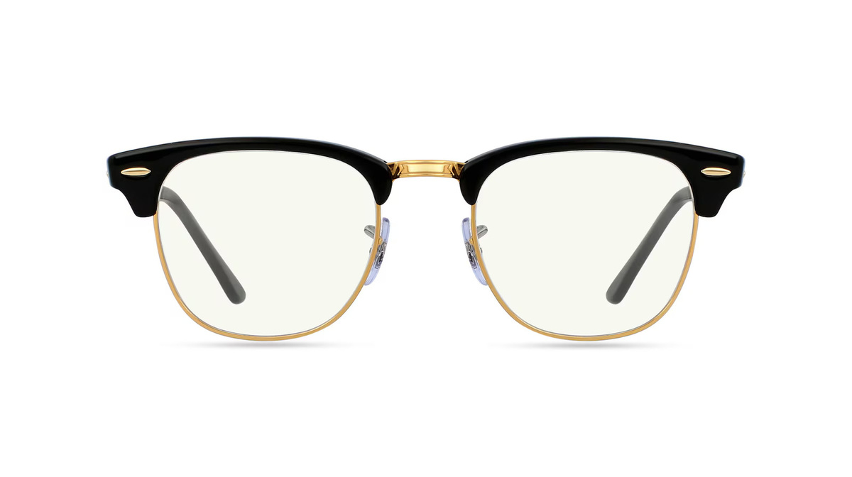 Ray-Ban RB 3016 CLUBMASTER Korrektionsbrille, Vollrand, Schwarz, Herren, Acetat - Bild 1