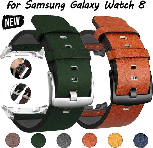 OAKCHARM Uhrenarmband Leder, Samsung Galaxy Watch 8/Classic/Ultra - Bild 1