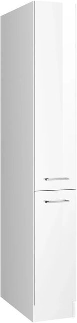Held Möbel Küchen-Apothekerschrank Mailand Hochglanz Weiß B: 30 cm, H: 60 cm, T: 20 cm - Bild 1