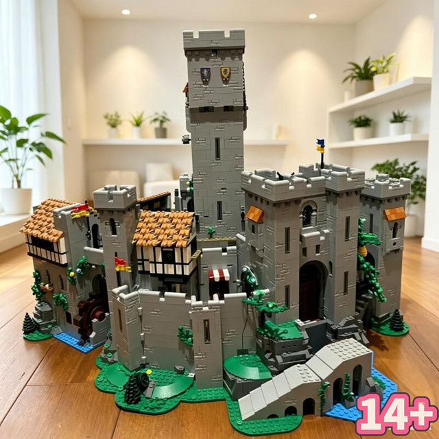 Hot Toys Löwenritter-Turmschloss Erweiterungsset, Architektur-Modell, 4514 Teile, ab 14 Jahre - Bild 1