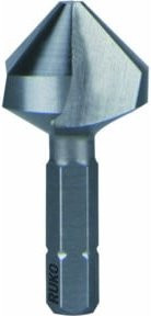 RUKO Kegel- und Entgratsenker-Bit aus HSS in Silber mit einem Senkdurchmesser von 12,4 mm - Bild 1