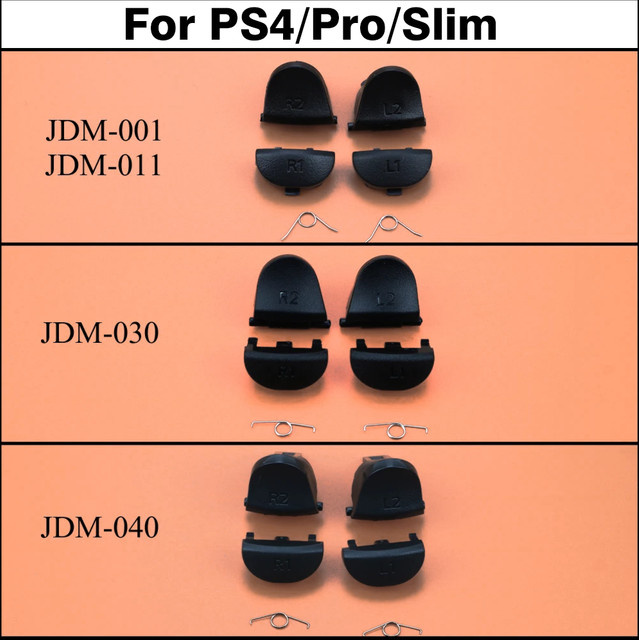 YuXi Trigger-Knopf-Federn für PlayStation 4 Pro Slim JDS JDM 001 011 030 040 Gamepad-Controller in Schwarz - Bild 1