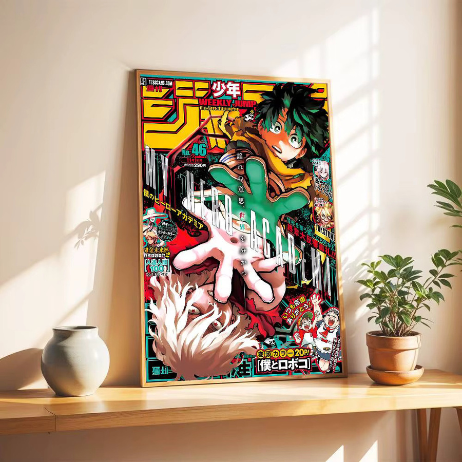 Kayou Anime Poster Midoriya Izuku My Hero Academia Wandkunst für dein Wohnzimmer oder Arbeitszimmer - Bild 5