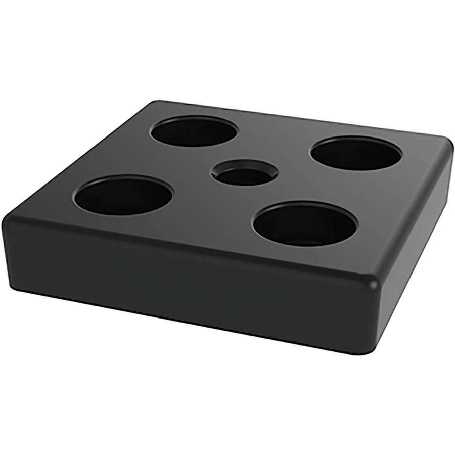 Fath Fußplatte Verschraubbar Item System M16 für Aluprofil 80x80 mm Schwarz Matt - Bild 2