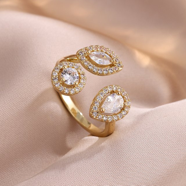 ZAKOL Ring, Bicolor, Zirkonia, Damen - Bild 1