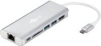 goobay USB-C Multiport Adapter in Silber mit HDMI 4K UHD, USB und RJ45 Ethernet/LAN sowie Power Delivery - Bild 1