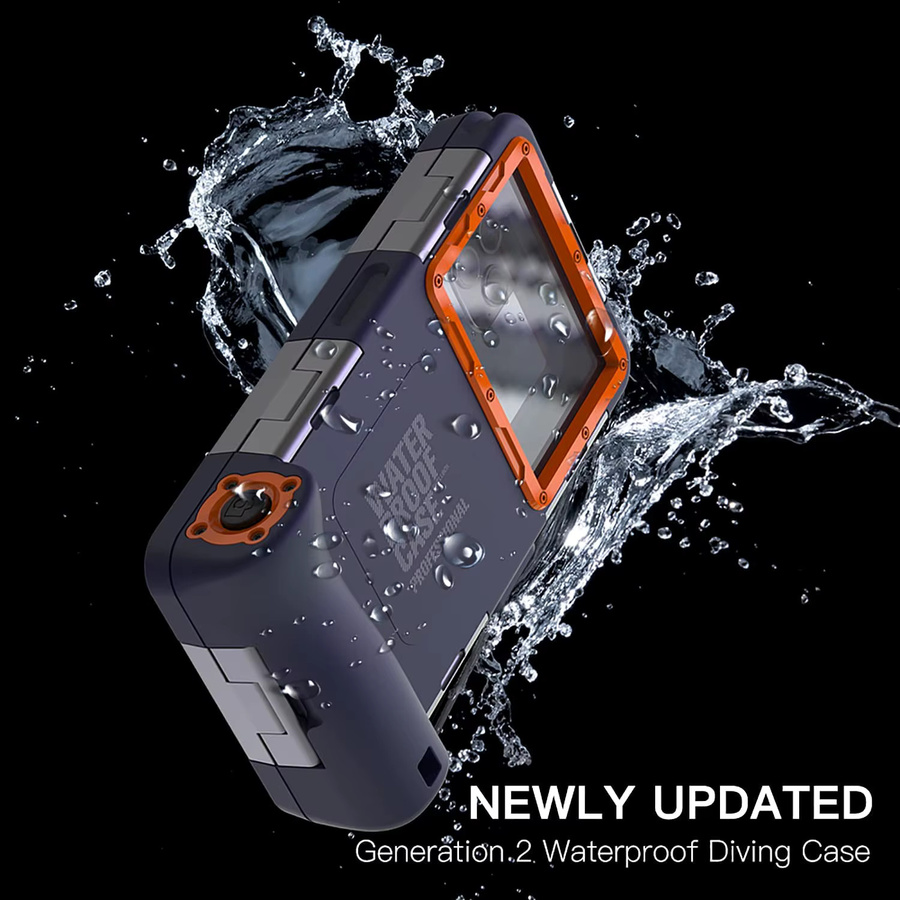 Professionelles wasserdichtes Tauchgehäuse für Samsung Galaxy S24, S25 Ultra und S26 Ultra, universelle Unterwasserhülle bis 50ft - Bild 3