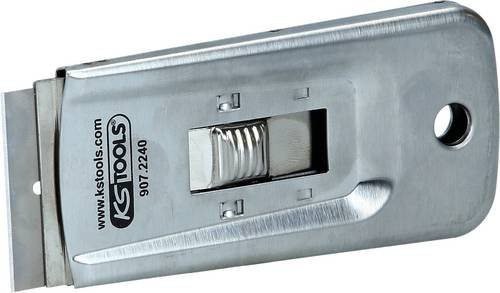 KS Tools Plakettenschaber in Silber aus Metall, B/T/H: 3,9 x 11 cm - Bild 1