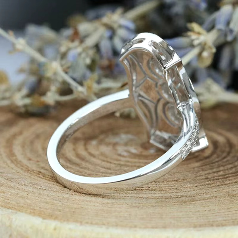 Huitan Ring, Silber, Zirkonia, Damen, Verlobung - Bild 2