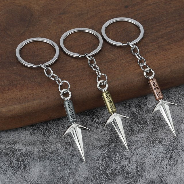 Bandai Anhänger Naruto Anime Fliegender Donnergott Kunai Modell, Legierung - Bild 1