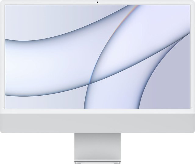 Apple iMac 24" All-in-One mit Retina 4.5K Display in Silber (MGPC3D/A) - Bild 1