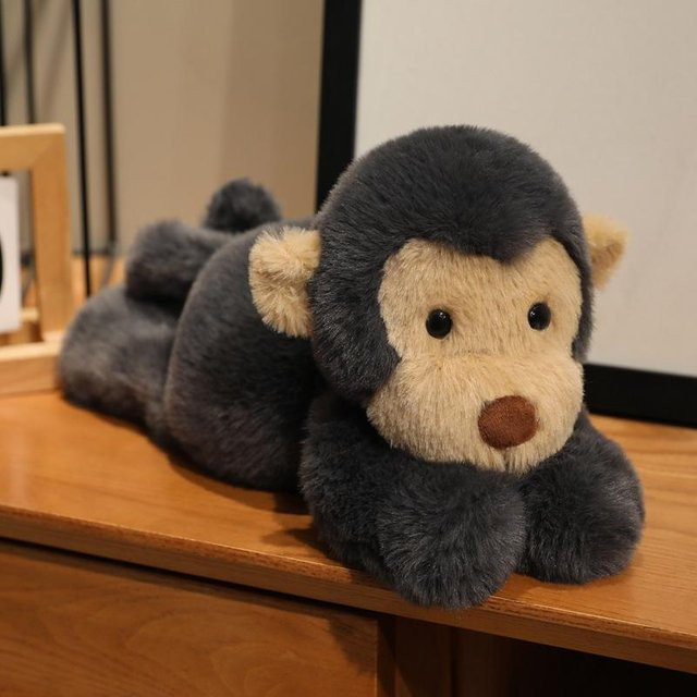 Niedliches Affen-Stofftier Kuscheltier, Schwarz, ab 14 Jahren - Bild 1