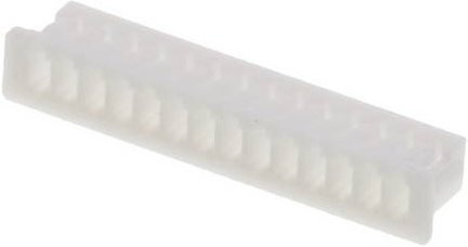 Molex Buchsengehäuse-Kabel 14-polig in Weiß mit 1,25 mm Rastermaß - Bild 1
