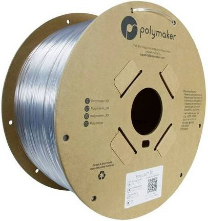 Polymaker PolyLite PC Filament Polycarbonat Transparent 1,75 mm 3 kg - Bild 1