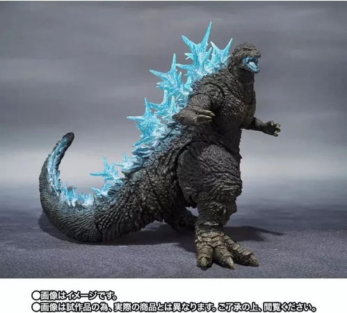 Bandai Godzilla Hotline Strahlungsversion Actionfigur aus PVC in Schwarz als Monster Modell Statue und Schreibtisch Deko