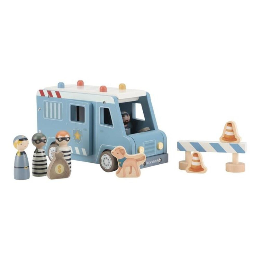 Little Dutch Polizeibus, Holz, ab 2 Jahre - Bild 1