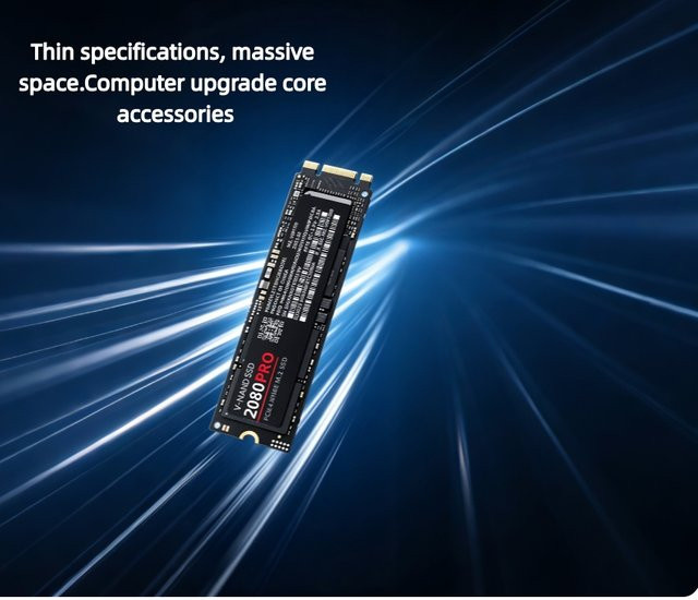 2080Pro M.2 NVMe SSD 1TB Interne Festplatte in Schwarz für Ultrabooks und Tablet-Computer - Bild 1