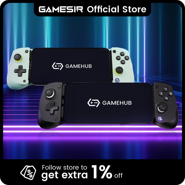 GameSir X5 Lite Mobiler Gaming-Controller für Android und iPhone in Grau mit Hall-Effekt und Anti-Drift-Technologie - Bild 1
