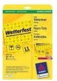 Avery Zweckform Polyester-Klebeetiketten Gelb A4 für Laserdrucker 20 Bogen - Bild 1