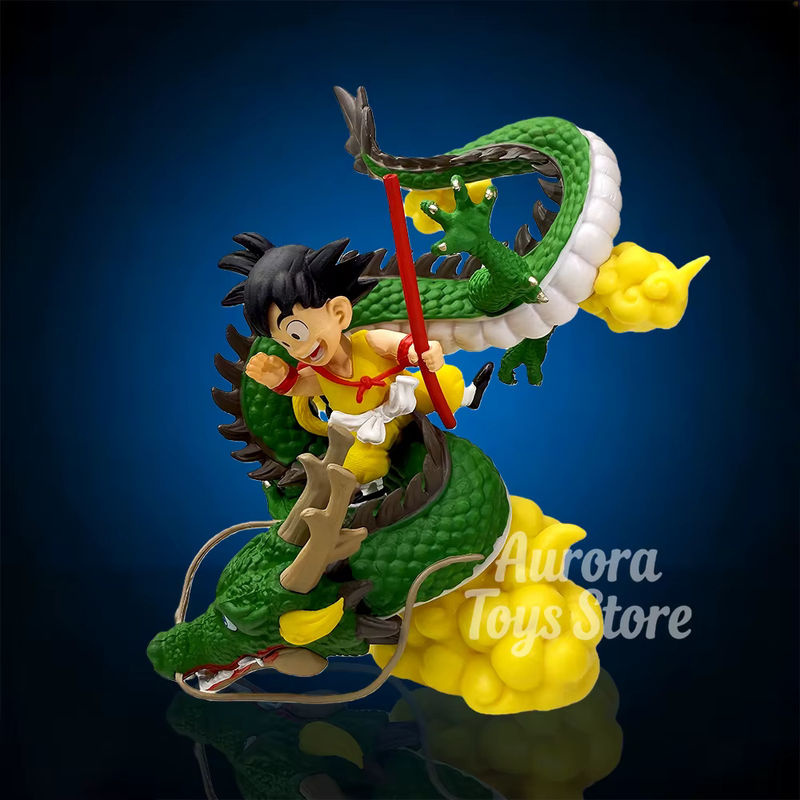 Bandai Dragon Ball Anime Figuren Shenron und Goku als PVC Statue, mehrfarbig, Höhe: 13 cm - Bild 4