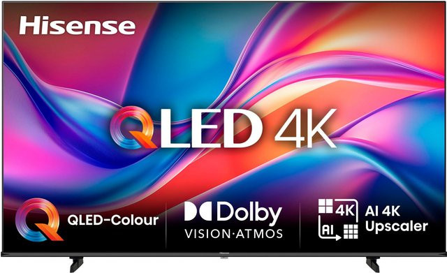 Hisense 50E77Q PRO QLED Smart TV in Schwarz mit UltraHD 4K, 144Hz Panel und Triple Tuner - Bild 2