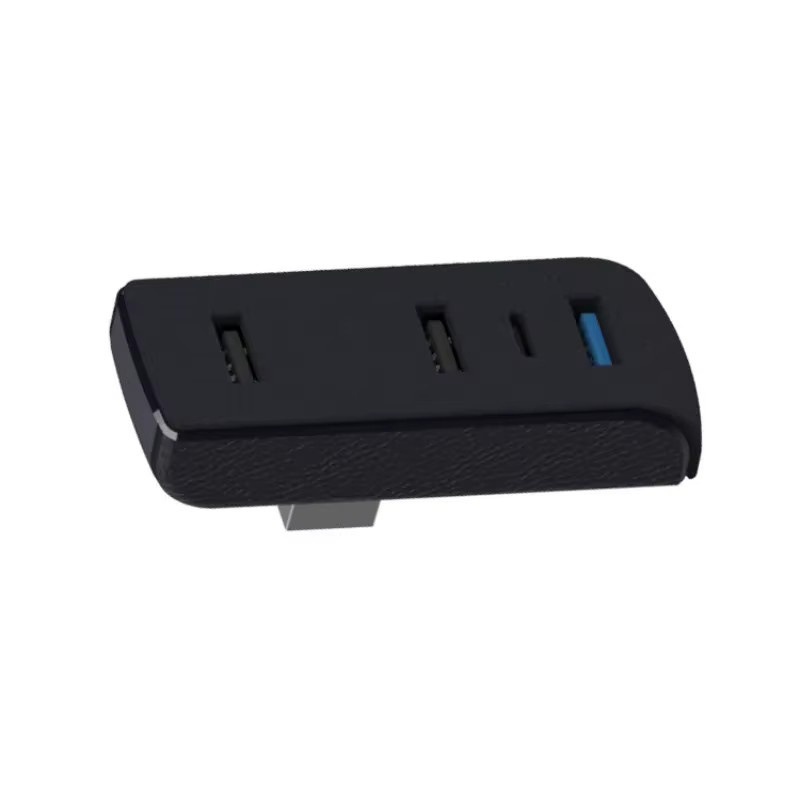 YouGallop 4-in-1 USB-Dockingstation für Tesla Model 3 und Model Y Juniper Handschuhfach USB-Hub Ladegerät und Datenübertragung in Schwarz - Bild 6