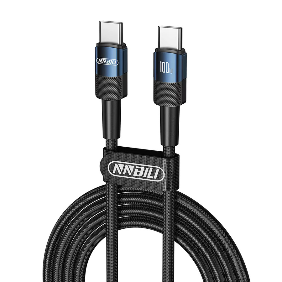 NNBILI 3er-Set USB-C auf USB-C Schnellladekabel 100W in Schwarz für iPhone, Samsung und PS5 - Bild 7